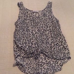 Carly Jean Los Angeles leopard print top
